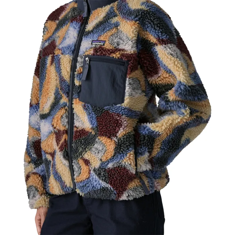 Patagonia Classic Retro-X Women's Fleece Jacket in Smudge-Smolder Blue-4