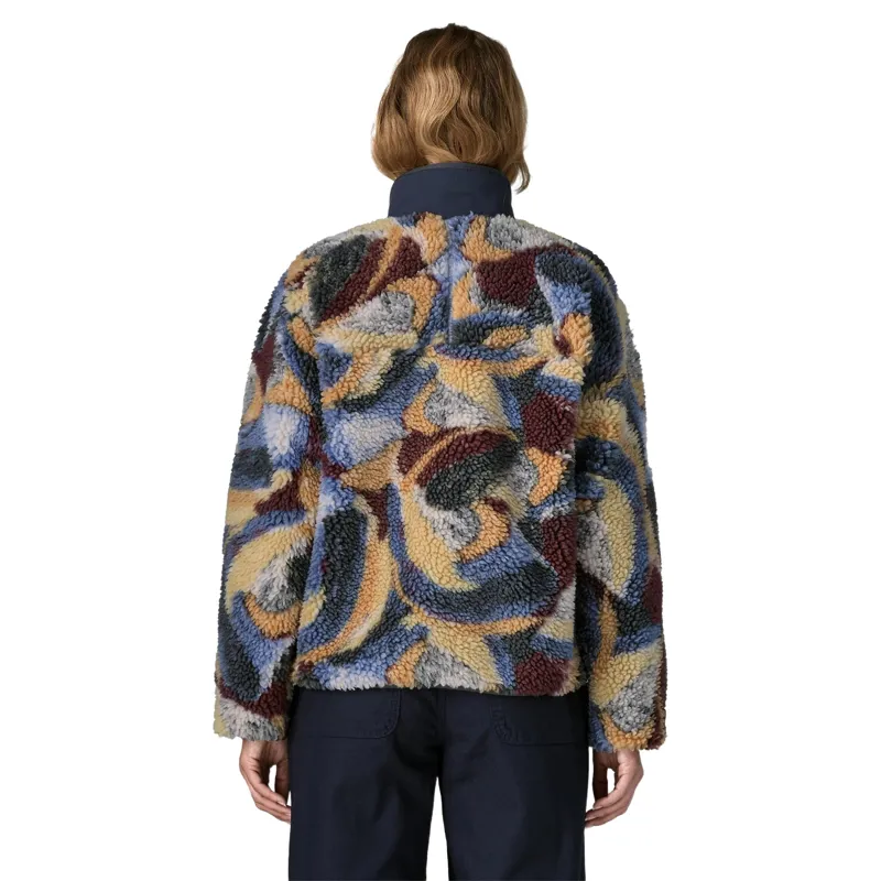 Patagonia Classic Retro-X Women's Fleece Jacket in Smudge-Smolder Blue-3