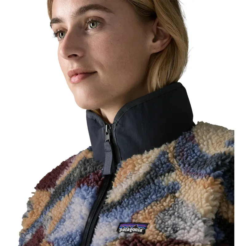 Patagonia Classic Retro-X Women's Fleece Jacket in Smudge-Smolder Blue-5