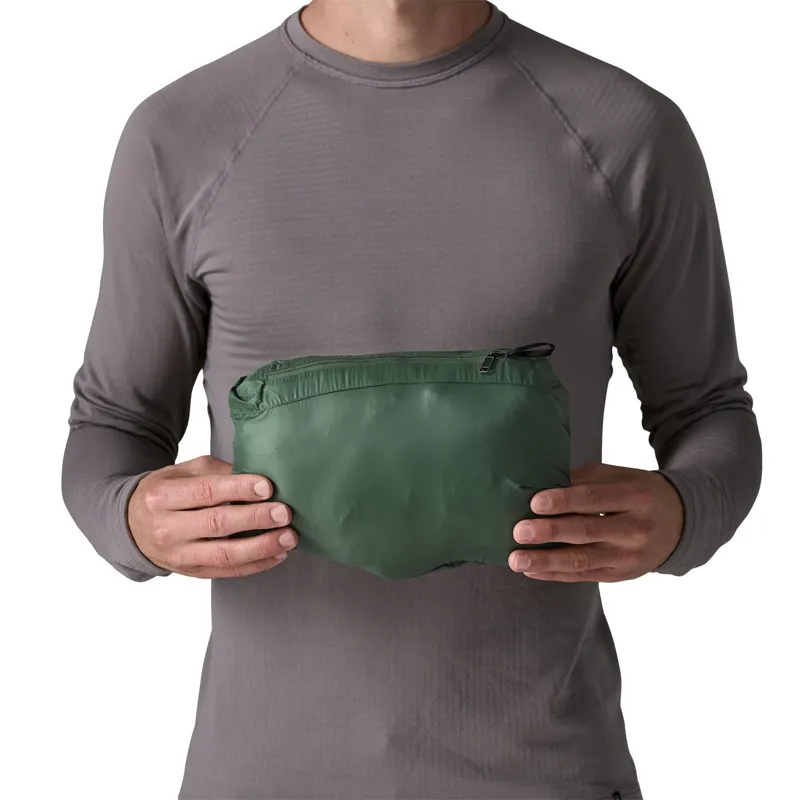 Patagonia Down Sweater Hoody Men's in Treeline Green-7