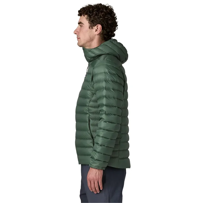 Patagonia Down Sweater Hoody Men's in Treeline Green-1