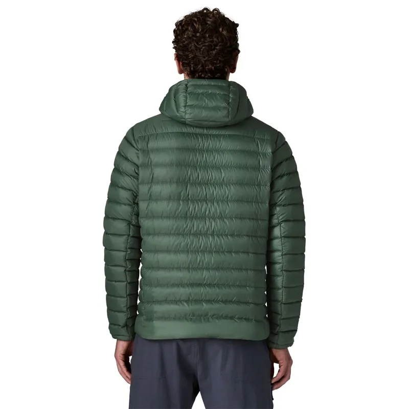 Patagonia Down Sweater Hoody Men's in Treeline Green-3