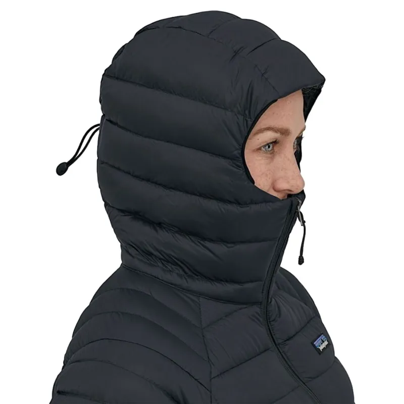 Patagonia Down Sweater Hoody Women's in Black-8