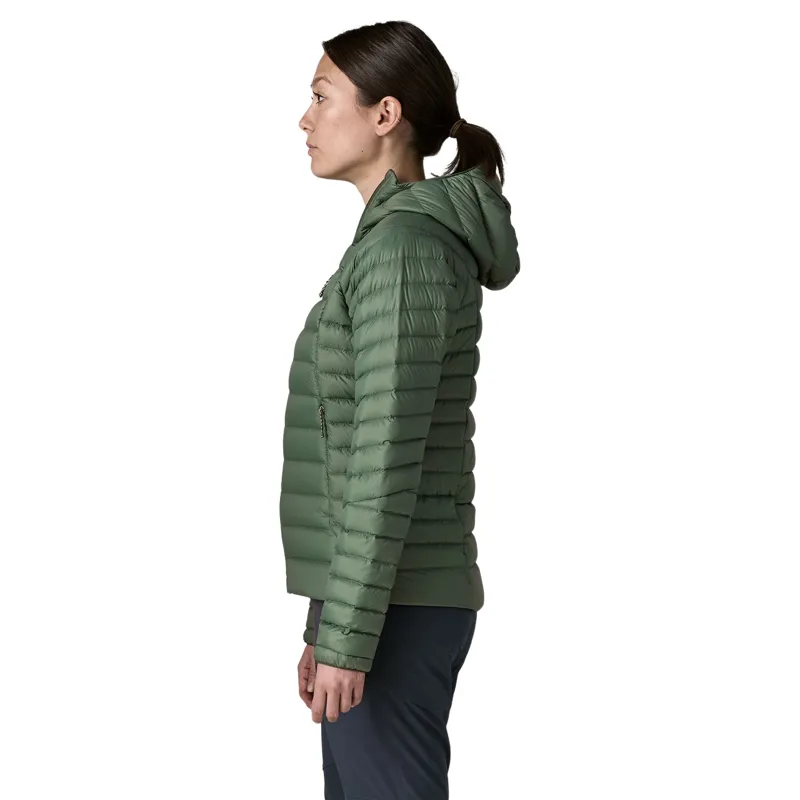 Patagonia Down Sweater Hoody Women's in Canopy Green-4