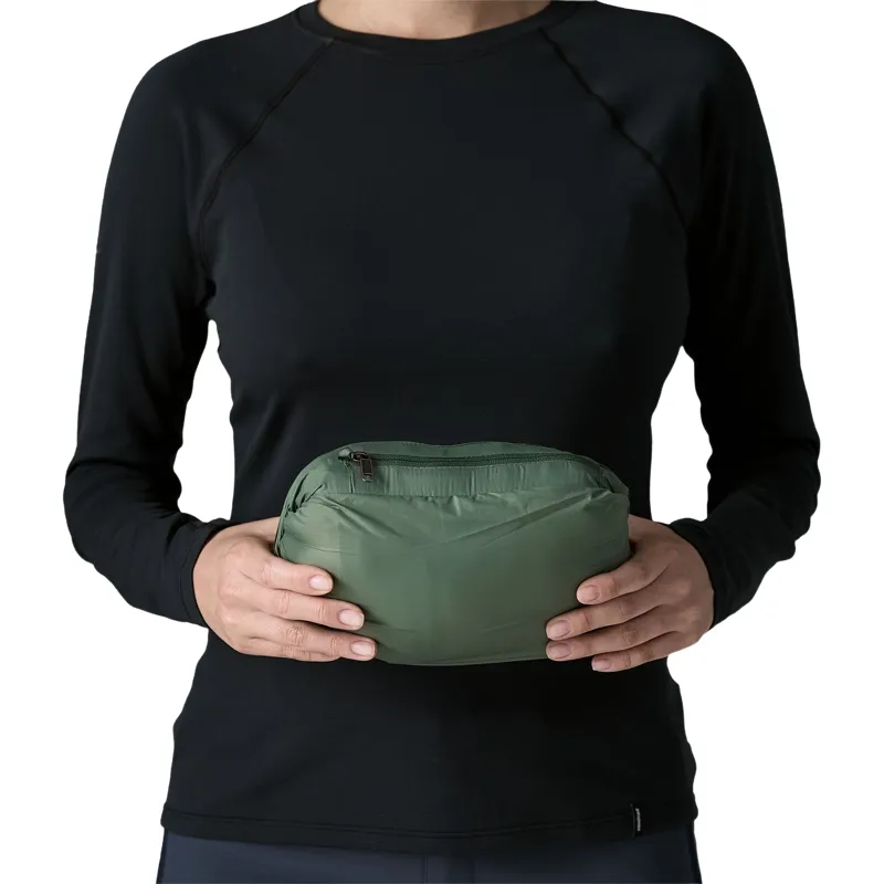 Patagonia Down Sweater Hoody Women's in Canopy Green-9