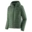 Patagonia Down Sweater Hoody Women's in Canopy Green