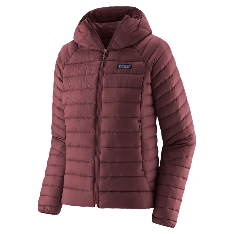 Patagonia Down Sweater Hoody Women's in Dark Ruby
