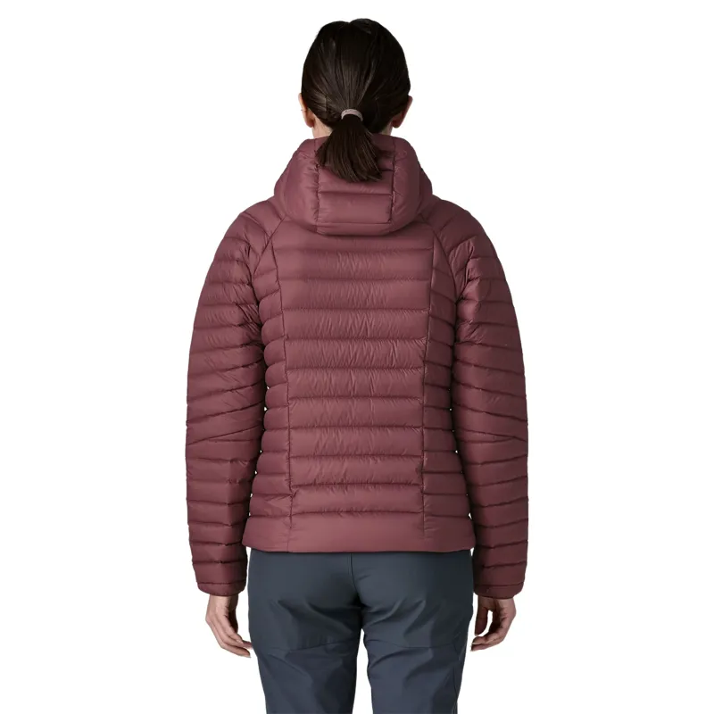 Patagonia Down Sweater Hoody Women's in Dark Ruby-2