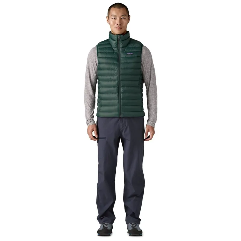 Patagonia Down Sweater Men's Vest in Cascade Green-3