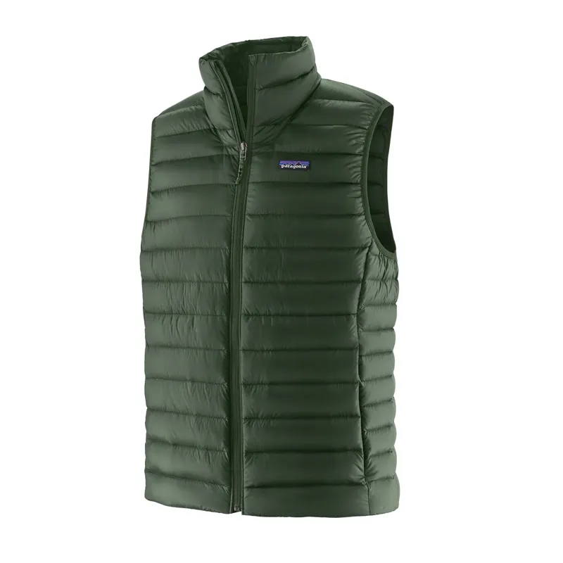 Patagonia Down Sweater Men's Vest in Treeline Green