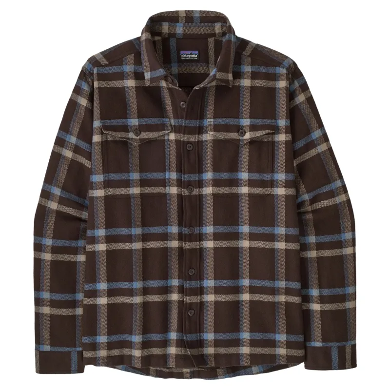 Patagonia Fjord Flannel Shirt Men's in Crossing-Den Brown