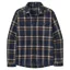 Patagonia Fjord Flannel Shirt Men's in Crossing-New Navy