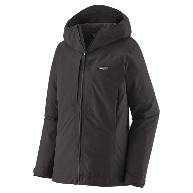Patagonia Insulated Boulder Fork Women's Rain Jacket in Black