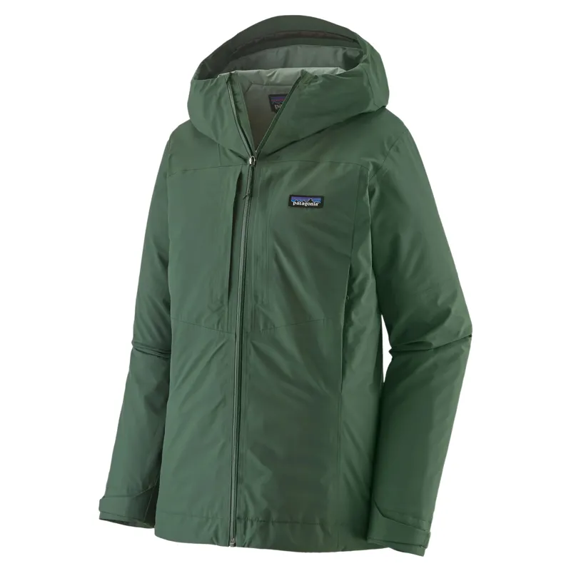 Patagonia Insulated Boulder Fork Women's Rain Jacket in Canopy Green