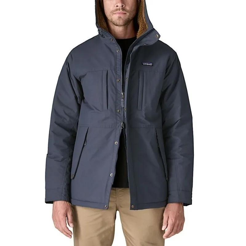 Patagonia Isthmus Men's Parka in Smolder Blue-3