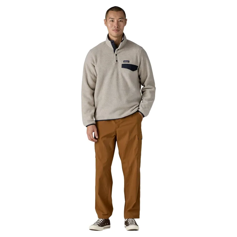 Patagonia Lightweight Synchilla Snap-T Men's Fleece Pullover in Aqua Stone-3