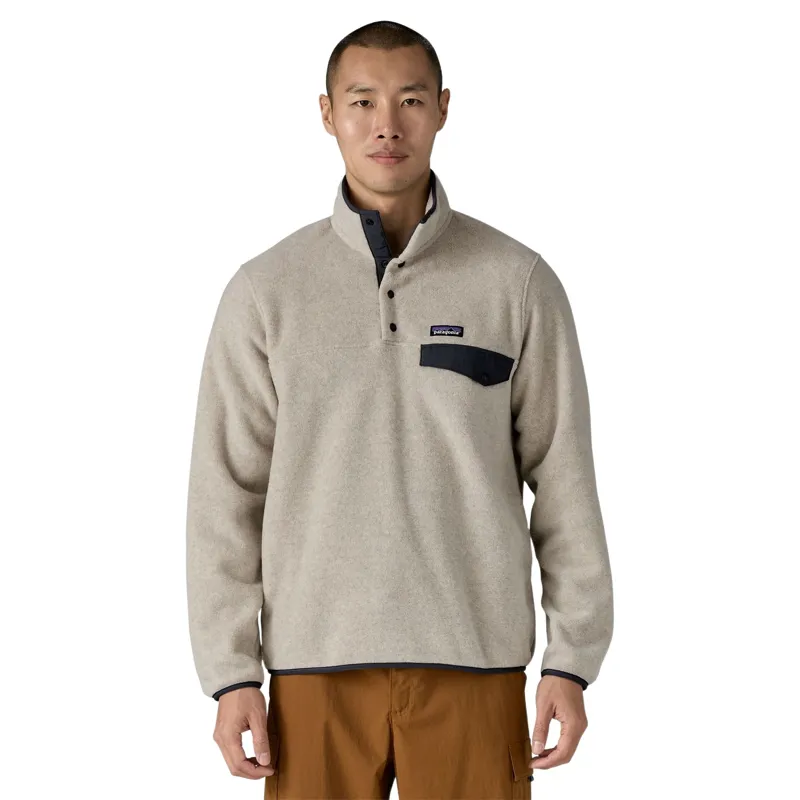 Patagonia Lightweight Synchilla Snap-T Men's Fleece Pullover in Aqua Stone-1