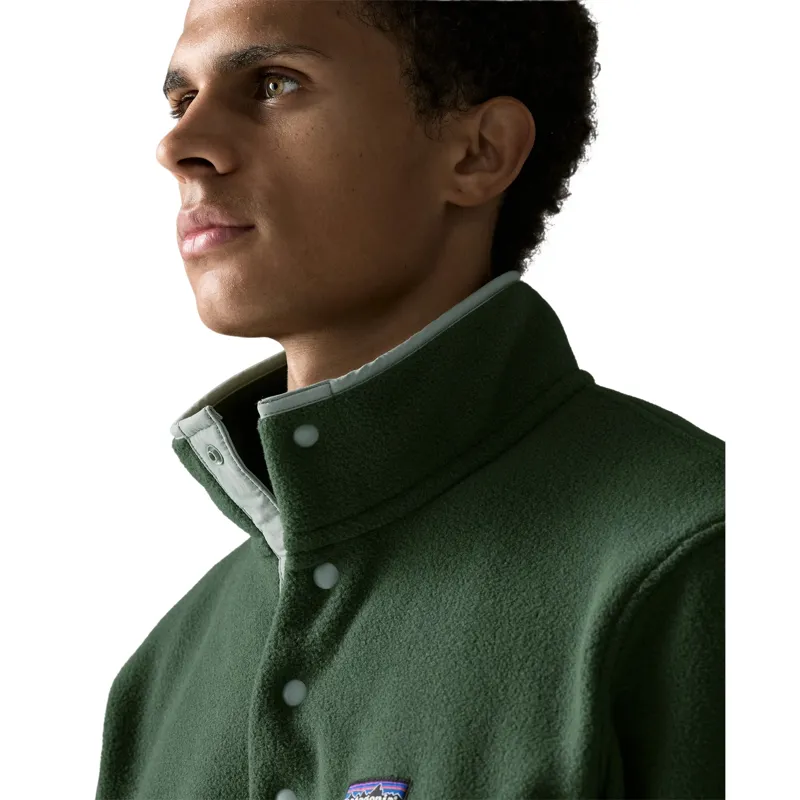 Patagonia Lightweight Synchilla Snap-T Men's Fleece Pullover in Canopy Green-1