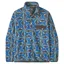 Patagonia Lightweight Synchilla Snap-T Men's Fleece Pullover in Deep Freeze-Forge Grey
