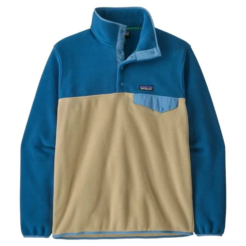 Patagonia Lightweight Synchilla Snap-T Men's Fleece Pullover in Nautilus Tan