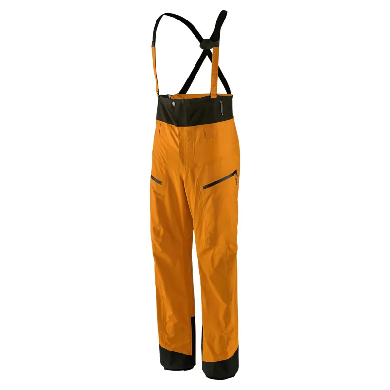 Patagonia Men's PowSlayer Bibs in Autumn Orange