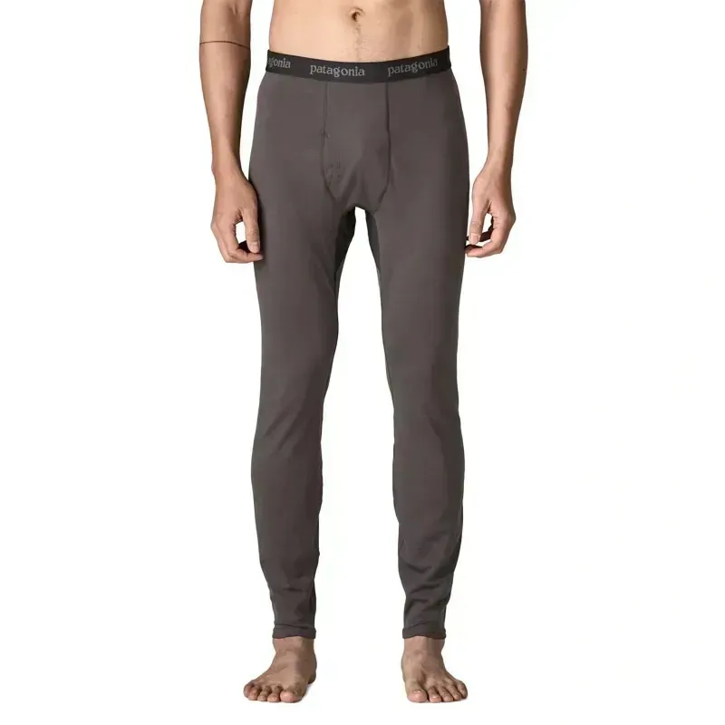 Patagonia Men's Capilene Midweight Baselayer Bottoms in Ink Black-1