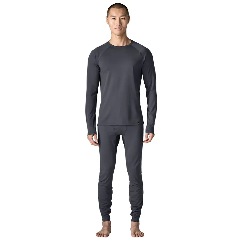 Patagonia Men's Capilene Midweight Crewneck in Smolder Blue-4
