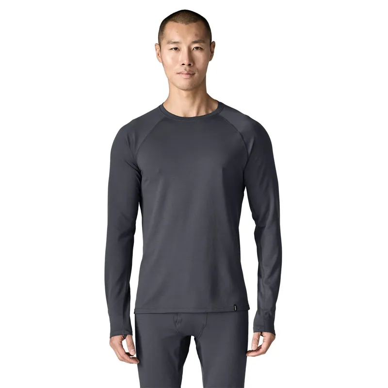 Patagonia Men's Capilene Midweight Crewneck in Smolder Blue-1