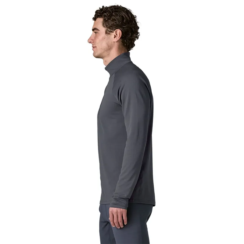 Patagonia Men's Capilene Midweight Zip-Neck in Ink Black-6