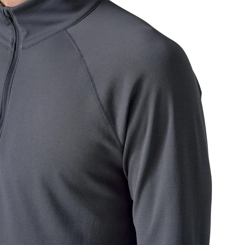 Patagonia Men's Capilene Midweight Zip-Neck in Ink Black-1