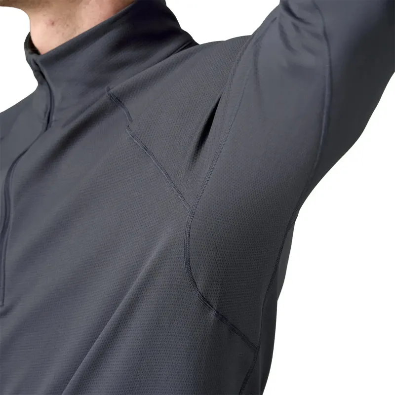 Patagonia Men's Capilene Midweight Zip-Neck in Ink Black-2