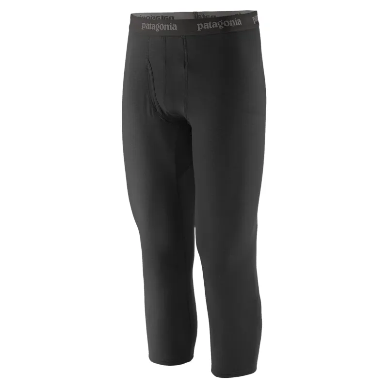 Patagonia Men's Capilene Thermal Weight Boot Length Bottoms in Black