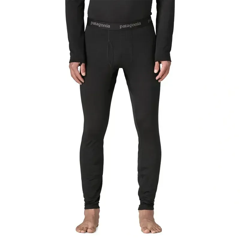 Patagonia Men's Capilene Thermal Weight Bottoms in Black-1