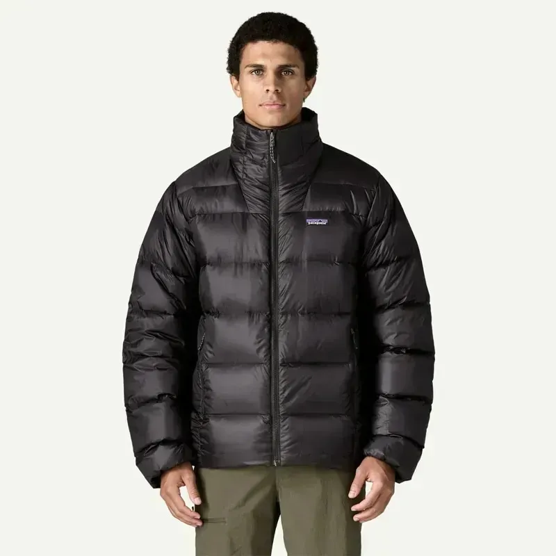 Patagonia Men's Fitz Roy Down Jacket in Black-1