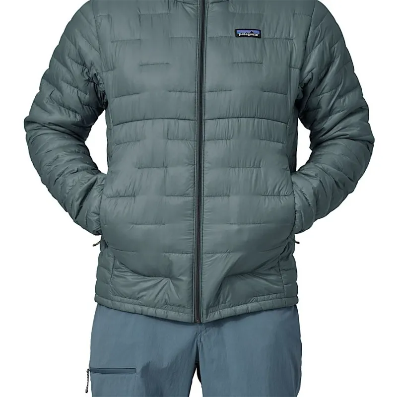 Patagonia Micro Puff Hoody Mens Jacket in Black-8