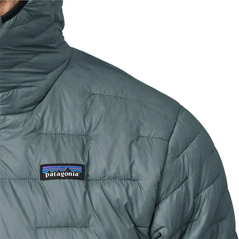 Patagonia Micro Puff Hoody Mens Jacket in Basin Green-6