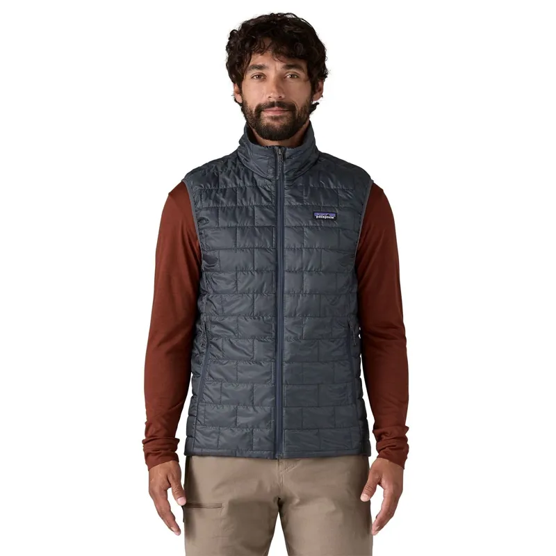 Patagonia Nano Puff Men's Vest in Smolder Blue-1