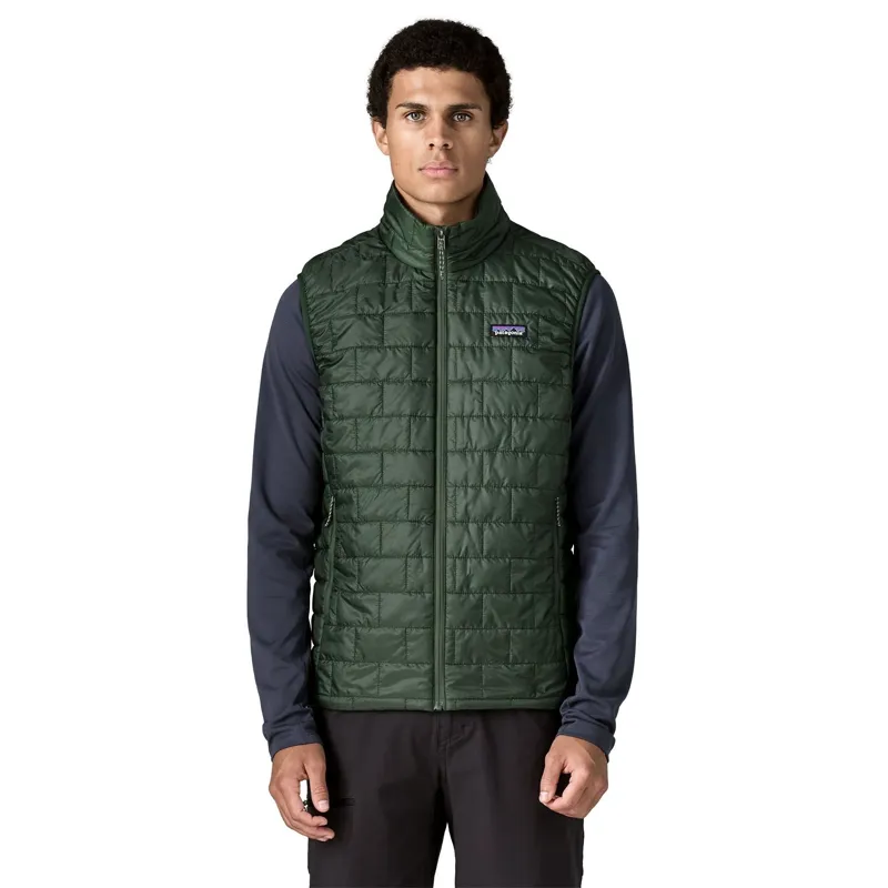 Patagonia Nano Puff Men's Vest in Treeline Green-1
