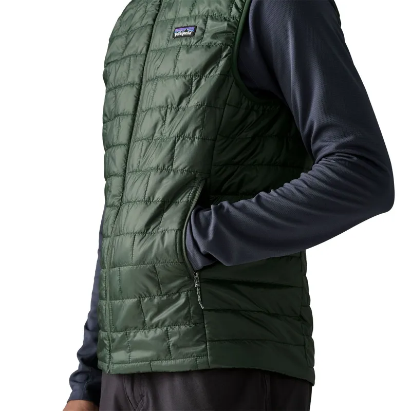 Patagonia Nano Puff Men's Vest in Treeline Green-5