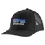 Patagonia P-6 Logo Trucker Hat in Black