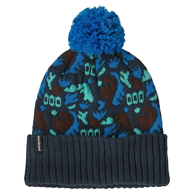 Patagonia Powder Town Beanie Across Oceans: Smolder Blue