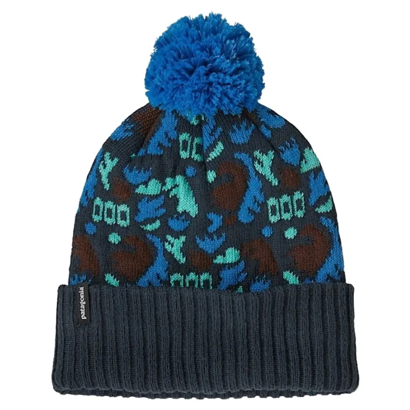 Patagonia Powder Town Beanie in Across Oceans: Smolder Blue
