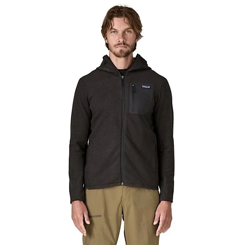 Patagonia R1 Air Men's Full-Zip Fleece Hoody in Black-1