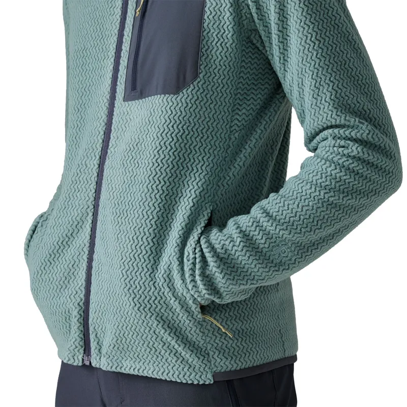 Patagonia R1 Air Men's Full-Zip Fleece Hoody in Black-8