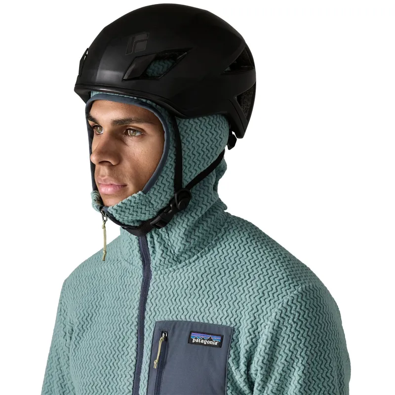 Patagonia R1 Air Men's Full-Zip Fleece Hoody in Treeline Green-6