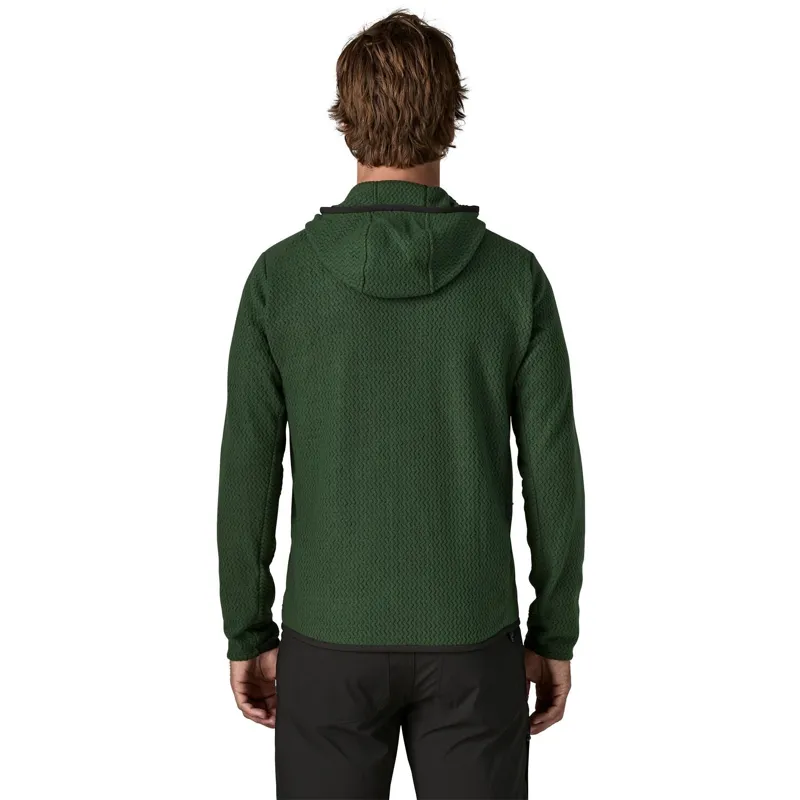 Patagonia R1 Air Men's Full-Zip Fleece Hoody in Treeline Green-2