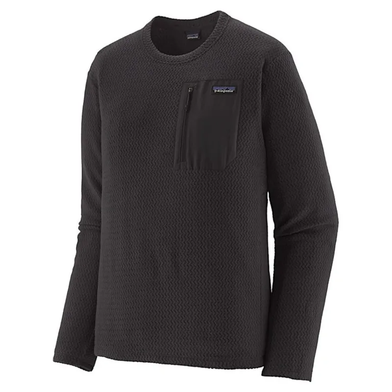 Patagonia R1 Air Men's Fleece Crewneck in Black