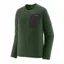 Patagonia R1 Air Men's Fleece Crewneck in Treeline Green