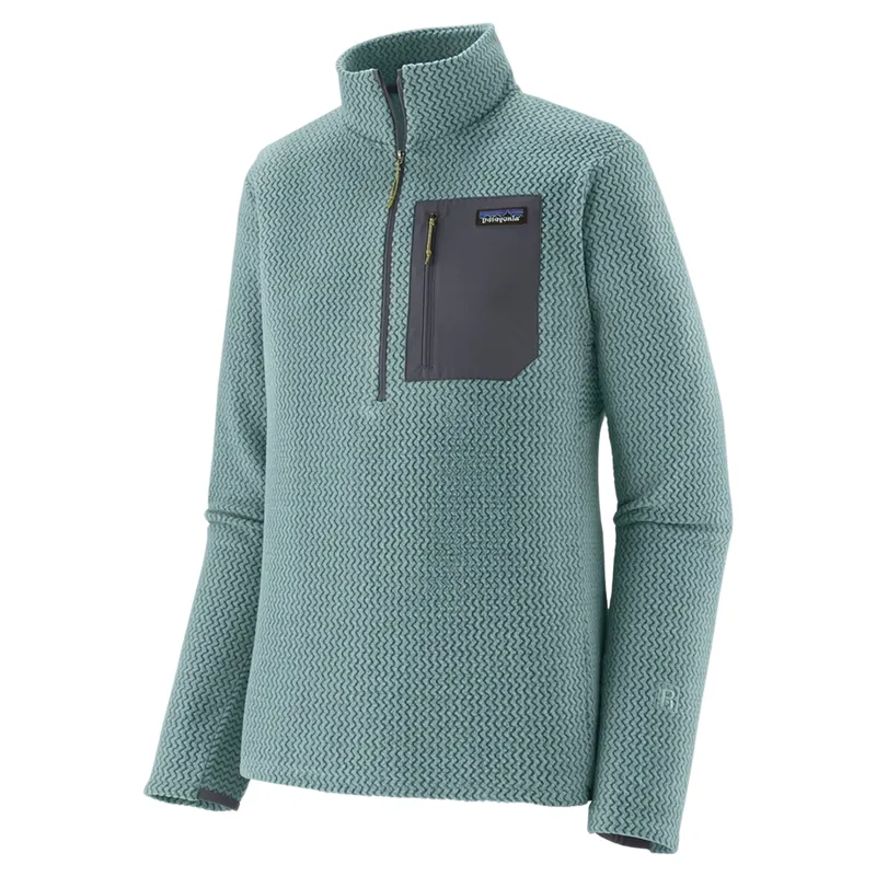 Patagonia R1 Air Men's Zip-Neck Fleece in Blue Sage