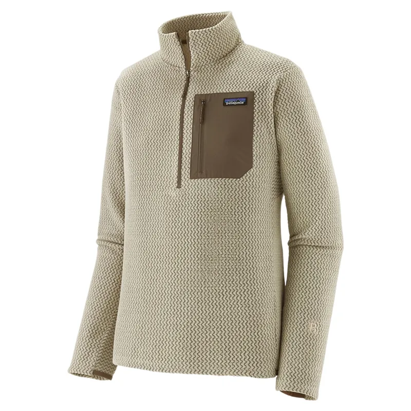 Patagonia R1 Air Men's Zip-Neck Fleece in Pelican